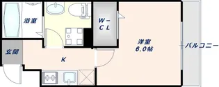 大阪府東大阪市足代新町【マンション】の間取り