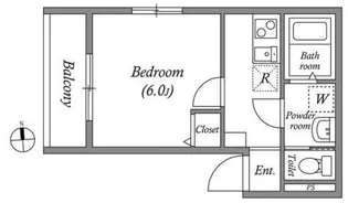 大阪府東大阪市御幸町【アパート】の間取り