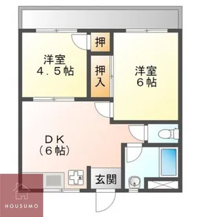 コーポラスサカエ【303号室】の間取り