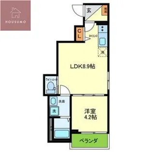 大阪府大阪市平野区加美東3丁目【アパート】の間取り