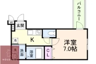 フジパレスJR淡路駅東 【102号室】の間取り