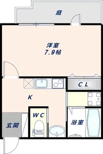 大阪府東大阪市小若江3丁目【アパート】の間取り