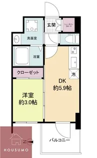 セレニテ新大阪グランデ シュッド【7階】の間取り