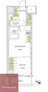 ザ・パークハビオ塚本【14階】の間取り