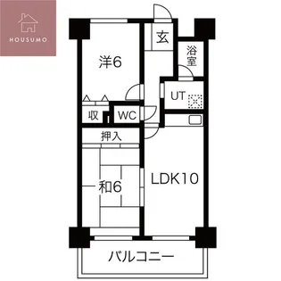 平野西レジデンス【302号室】の間取り