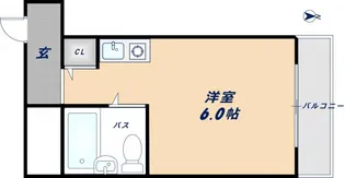 大阪府東大阪市水走2丁目【マンション】の間取り