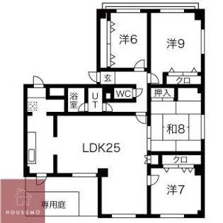 ヒルズコート刀根山【2階】の間取り