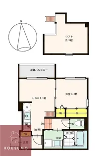 ハーモニーテラス東御旅町 【2階】の間取り