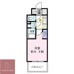 エスリード新大阪ザ・プレミアWEST【1502号室】の間取り