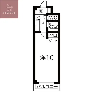 ヴァンテアン東本町【3階】の間取り