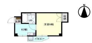 シャルマン中垣内【110号室】の間取り