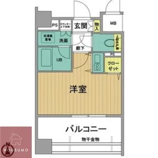 ダイアパレス新大阪宮原【13階】の間取り