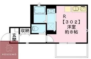 エ・カーサ【302号室】の間取り