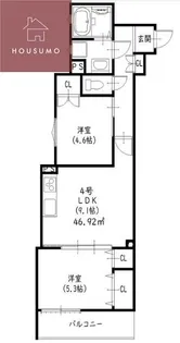 ピレーネ北条Ⅲ【2階】の間取り