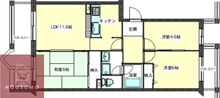 アルタカーサ【A302号室】の間取り