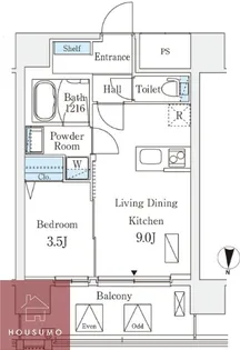エル・セレーノ新大阪北 【602号室】の間取り