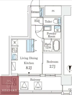 エル・セレーノ新大阪北 【1103号室】の間取り