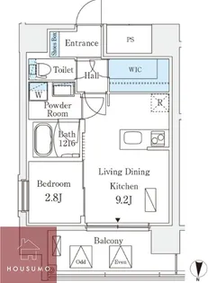 エル・セレーノ新大阪北 【604号室】の間取り