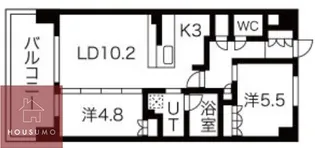 アーバンパーク淡路【8階】の間取り