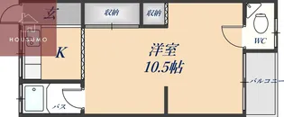 明美マンション【202号室】の間取り