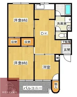 ビスタ相川【4階】の間取り