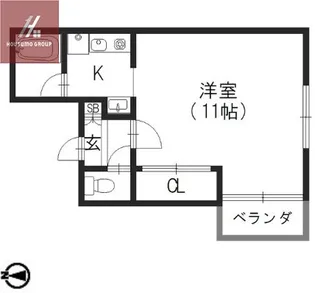 ドミール喜連【8階】の間取り