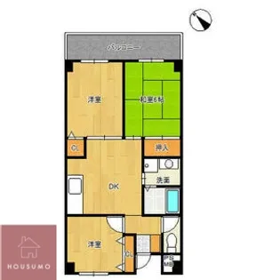 レクシア豊里【3階】の間取り