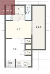 石田文化【106号室】の間取り