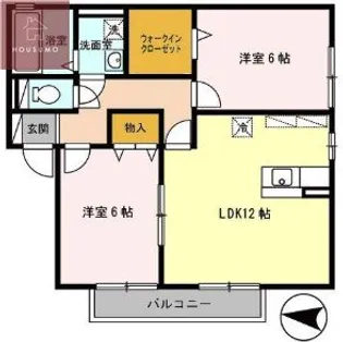 大阪府大阪市平野区長吉川辺1丁目【アパート】の間取り