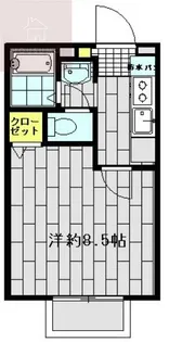 大阪府大阪市生野区巽中4丁目【アパート】の間取り