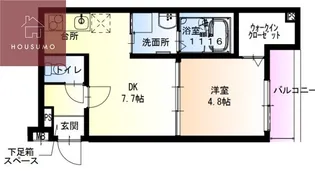 フジパレス瓢箪山Ⅱ【2階】の間取り