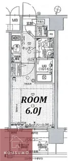エスリード新北野【4階】の間取り