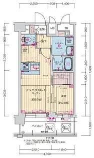 大阪府大阪市東成区東小橋3丁目【マンション】の間取り