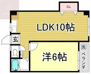 大阪府大阪市生野区新今里3丁目【マンション】の間取り