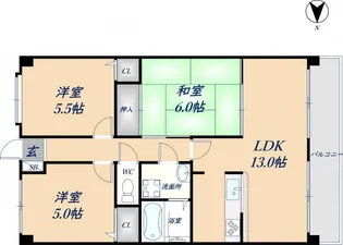 ソニオ21【2階】の間取り