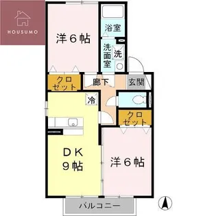 JAセピアⅢ【2階】の間取り