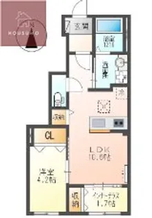 レジリエンス【102号室】の間取り