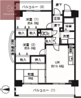 エレガンス巽【701号室】の間取り