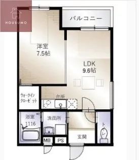 エスポワール【1階】の間取り