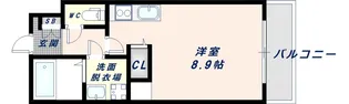 アート徳庵【3階】の間取り