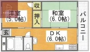 大阪府大阪市平野区平野南2丁目【マンション】の間取り