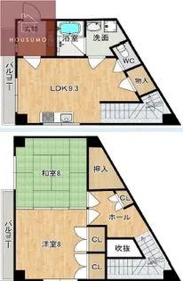 岡本ビル【301号室】の間取り
