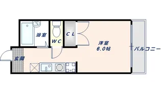 大阪府東大阪市長堂2丁目【マンション】の間取り