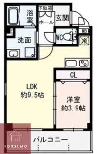クレールメゾン向丘【2階】の間取り