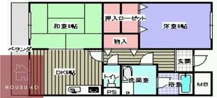 ローレル蛍池 【3階】の間取り