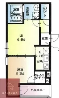 フジパレス吹田垂水町Ⅱ番館 【203号室】の間取り