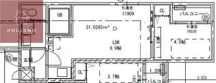 H-maison高井田【2階】の間取り