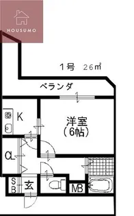 大阪府大阪市平野区長吉川辺3丁目【マンション】の間取り