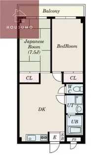 レジデンス宮本Ⅱ【3階】の間取り