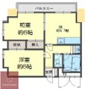 コーニッシュ豊中【3階】の間取り